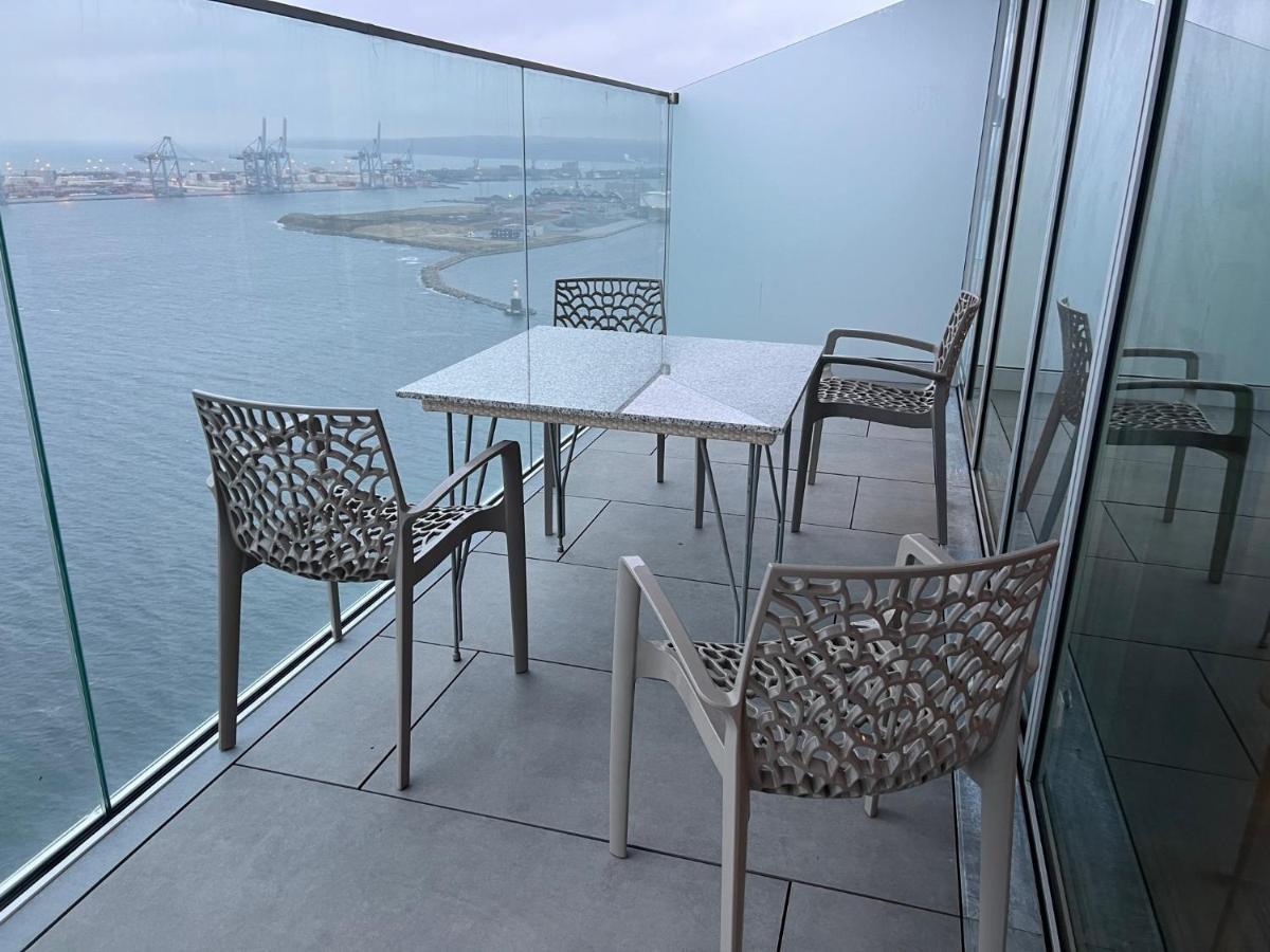 26-Etage Lejlighed Med Utrolig Havudsigt Århus Екстериор снимка