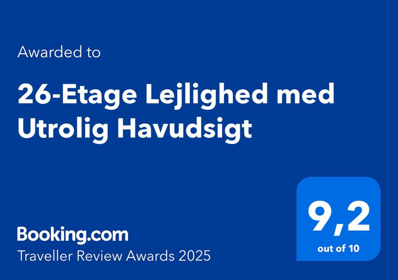 26-Etage Lejlighed Med Utrolig Havudsigt Århus Екстериор снимка